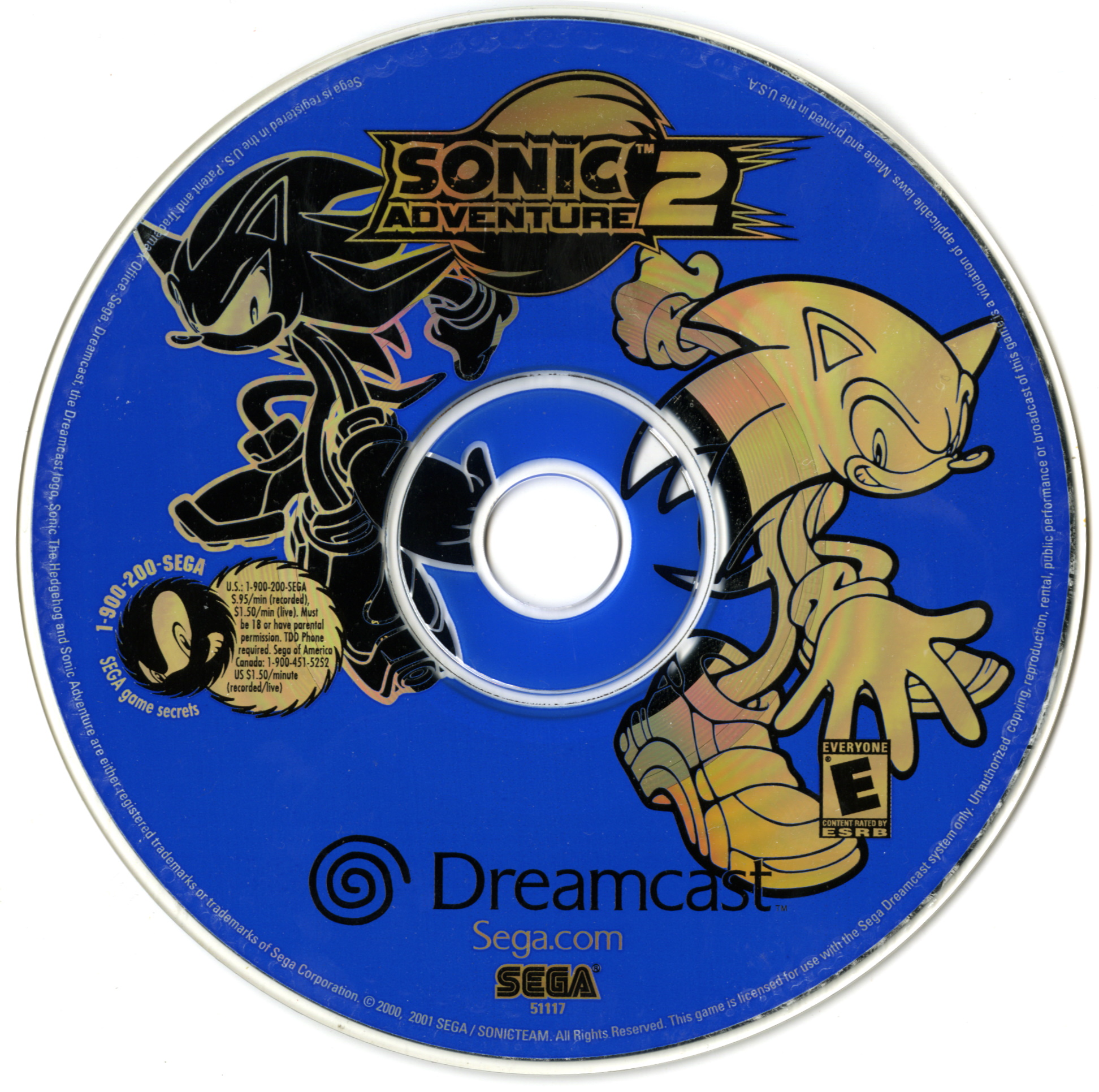 Sonic Adventure 2 Disc