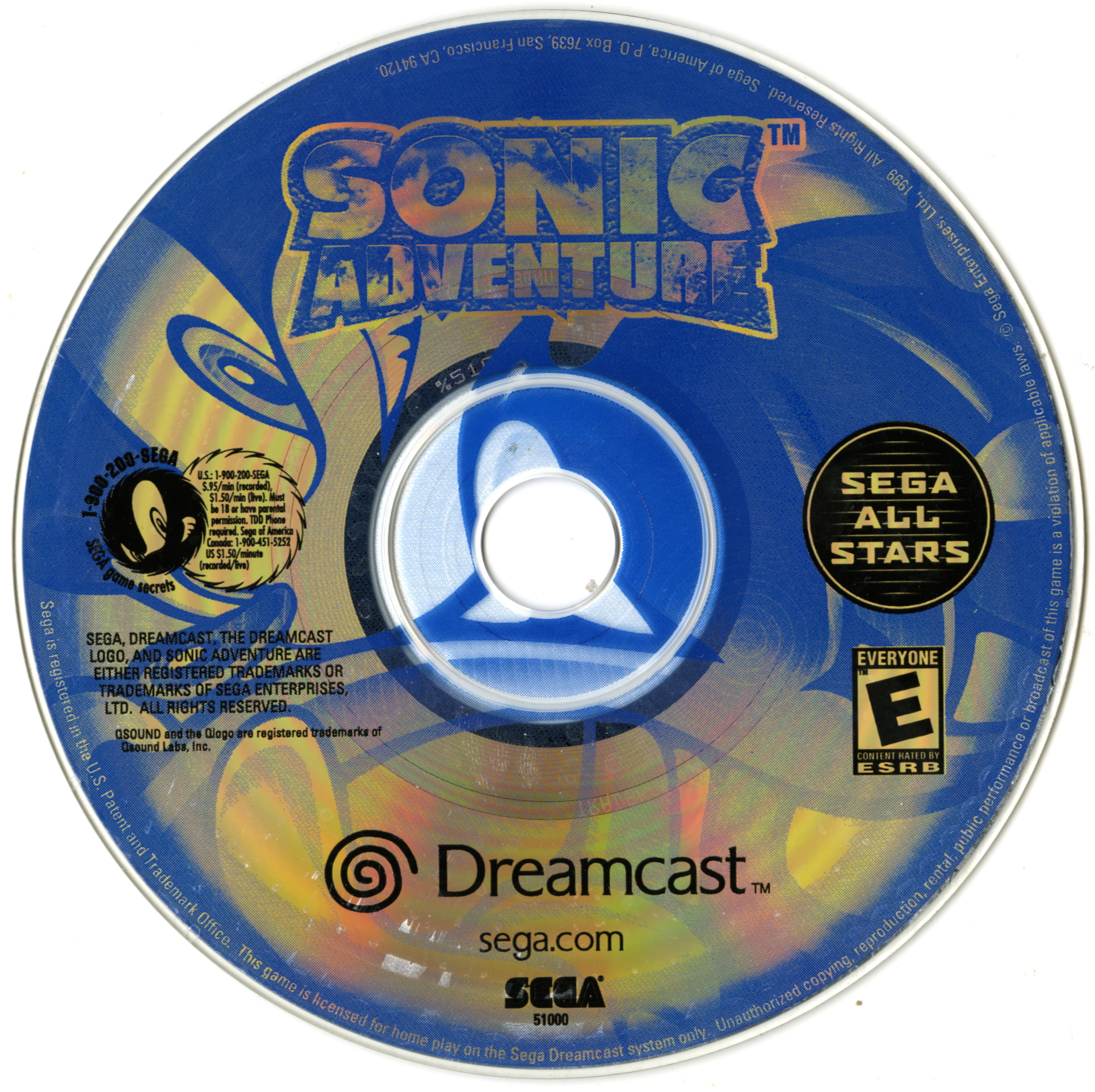 Sonic Adventure Disc
