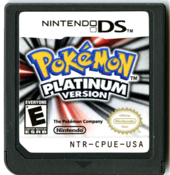 Pokemon Platinum Version Cartridge 