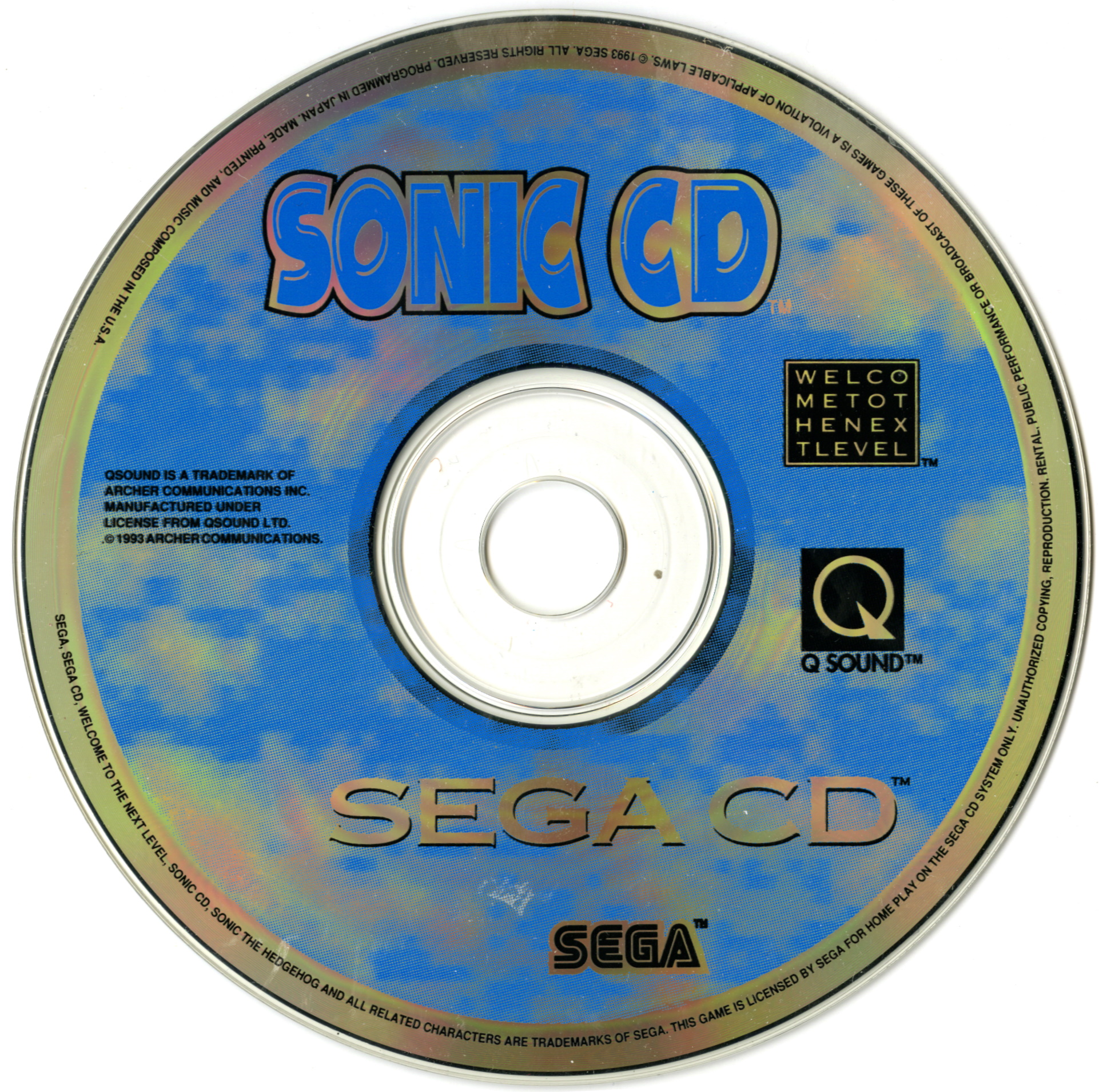 Sonic CD Disc